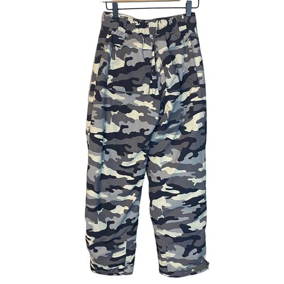 L.L. Bean Grey Camouflage Snow Pants Winter Pants Ski Winter Sports Sz 16 Kids - Picture 13 of 13
